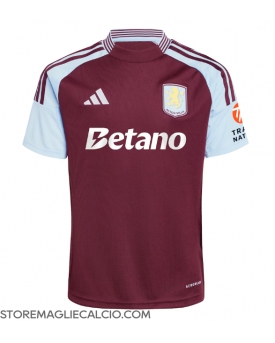 Aston Villa Maglia Gara Casa Repliche 2024-25 Maniche Corte